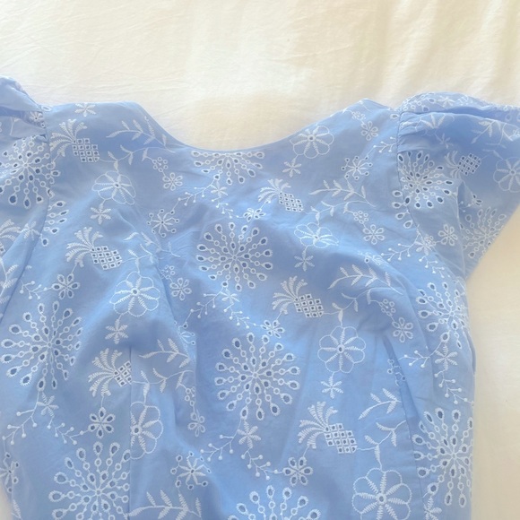 Ann Taylor serenity eyelet midi dress nwt - Picture 5 of 5